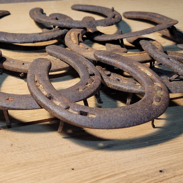 Lucky horseshoe, Found Object, Rustic Ranch, farmhouse décor. Select your lucky horseshoe door hanger.