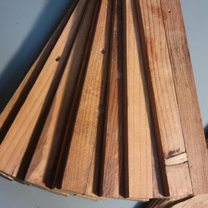 Rustic Pine Wood Strips: Quilting Mosaic Barnwood Craft Supply