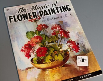 Nan Greacen Flower Painting Guide: 1970s Art Instruction