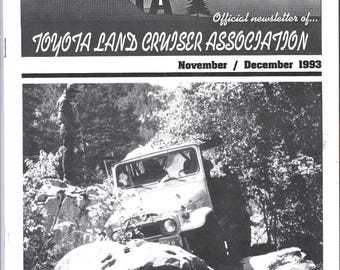Toyota Land Cruiser vintage TLCA publication Toyota Trails collectable Nov./Dec. 1993