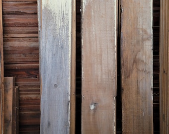 Reclaimed Redwood Barn Wood Boards: Rustic Project Wood, Craftsman Supplies