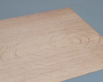 Feuilles minces de placage de chêne blanc 1/16 po. 9-1/4 x 21-3/4 Marqueterie / Parqueterie en bois pour artisanat