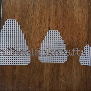 Candy Corn Plastic Canvas Cut Out Your Choice Plastic Canvas Candy Corn for Needlepoint Halloween Fall