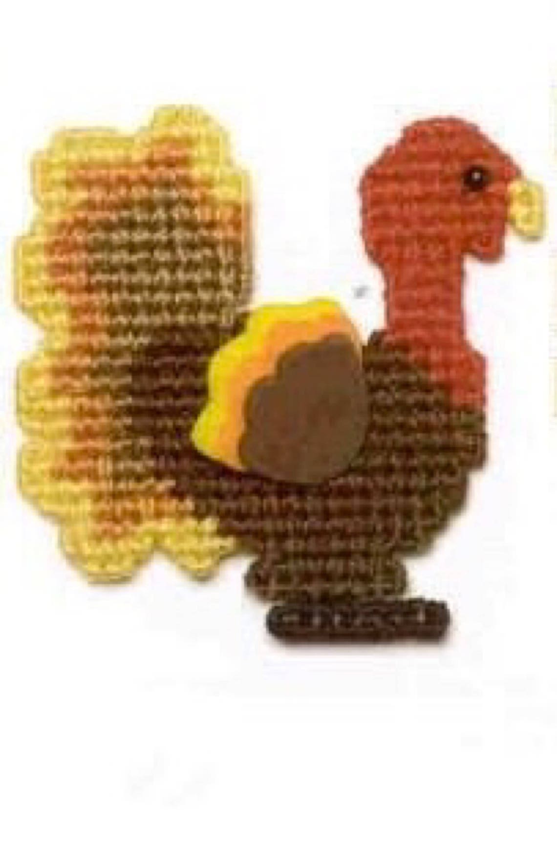 Thanksgiving Turkey Plastic Canvas Cut Out Plastic Canvas Etsy