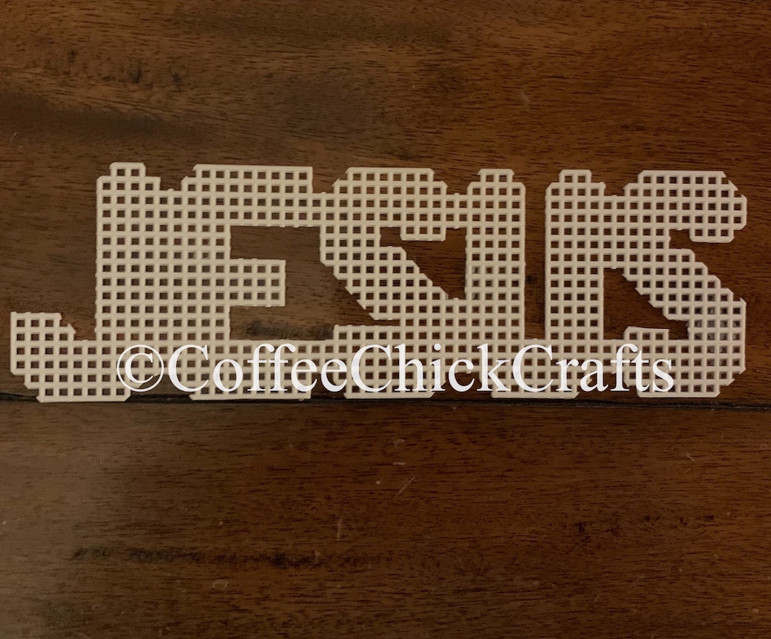 Jesus Plastic Canvas Jesus Plastic Canvas Cut Out Jesus Word
