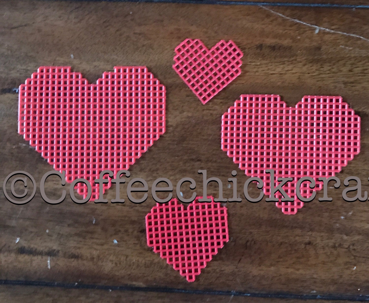 Red Heart Plastic Canvas Needlepoint Ornaments Pattern Pattern