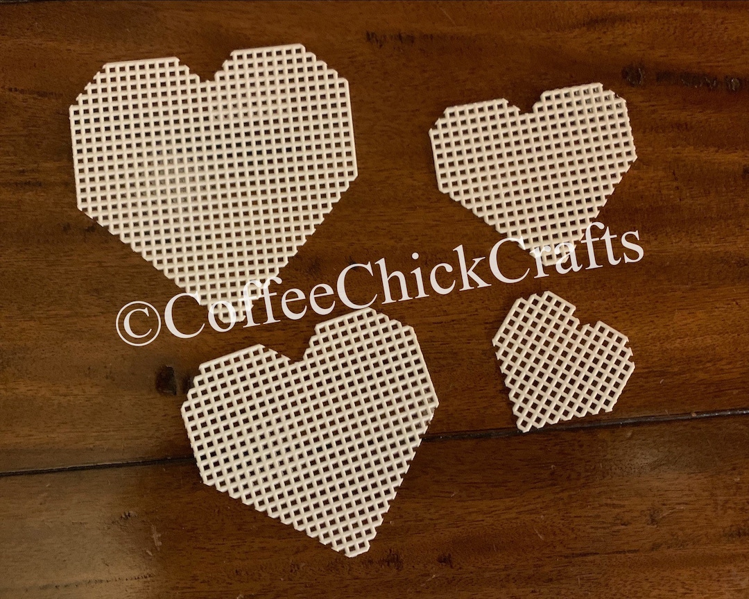 set-of-4-heart-plastic-canvas-cut-outs-plastic-canvas-heart-for-needlepoint-heart-valentines-day-etsy