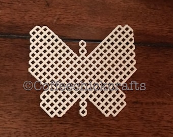 Small Butterfly Plastic Canvas Cut Outs Spring Plastic Canvas Butterfly Needlepoint Shape