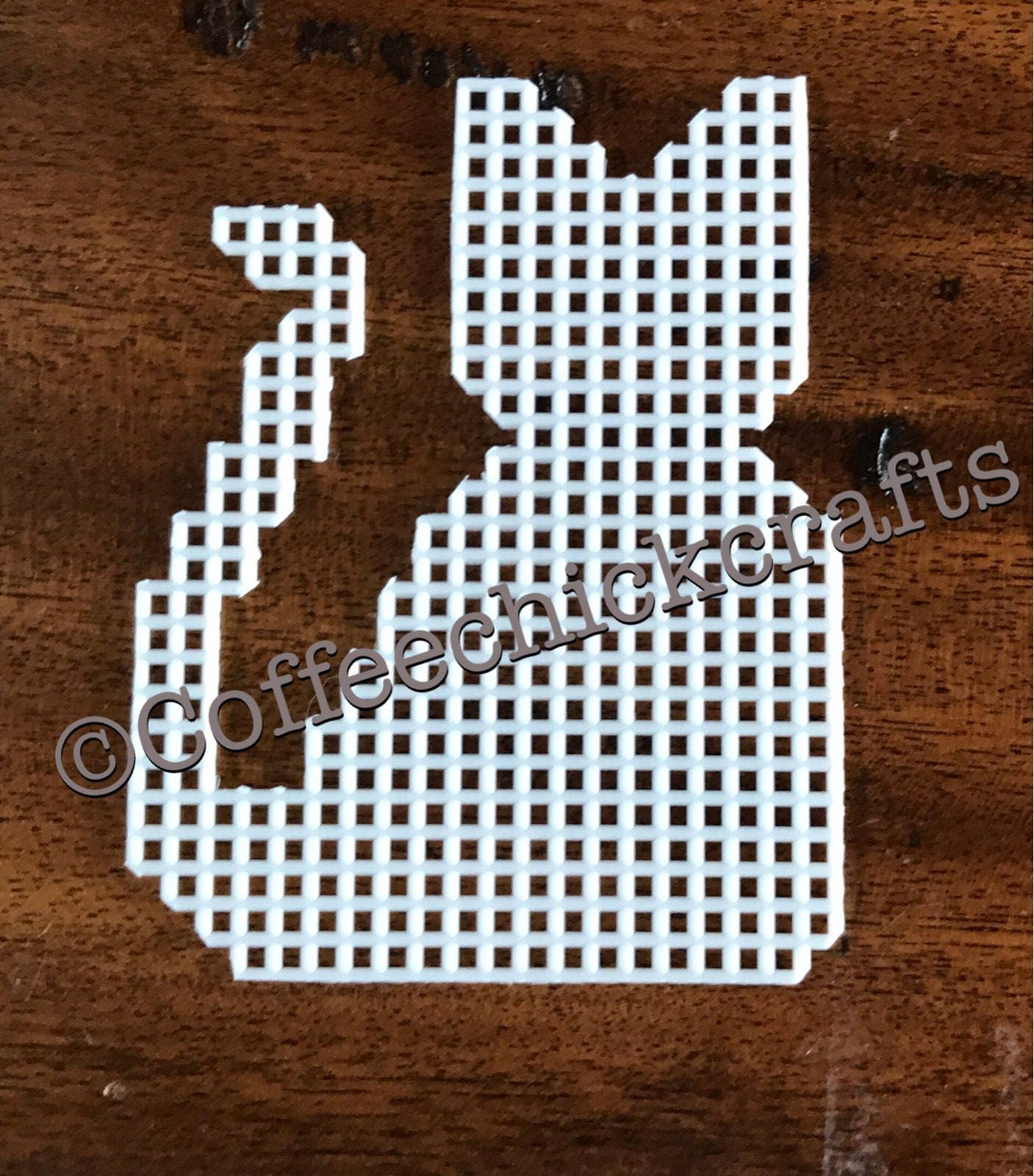 Plastic Canvas Cat Cut Outs Plastic Canvas for Needlepoint Cat | Etsy