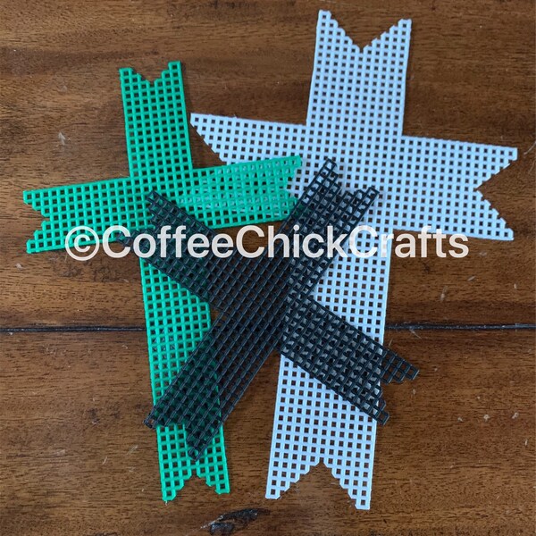 Stacking Crosses Plastic Canvas Cross Set of 3  Layered Plastic Canvas Cross for Needlepoint Precut Shapes