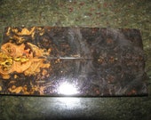 Premium Acrylic Stabilized Double-Dyed Maple Burl Bookmatched Lumber, Custom Knife Scales Jewelry Making Inlays, Tool Handles 2539