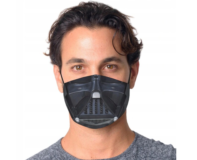 2 PACK Star Wars Face Mask Cool Large Starwars Masks Darth Etsy