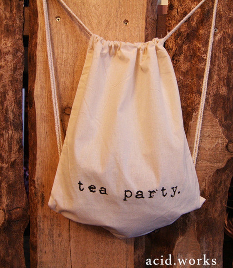 acid works Gym bags Tea Party customizable