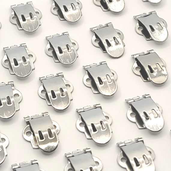 20 PCS Silver Clips for Shoes Metal Shoe Clip Blanks DIY Etsy