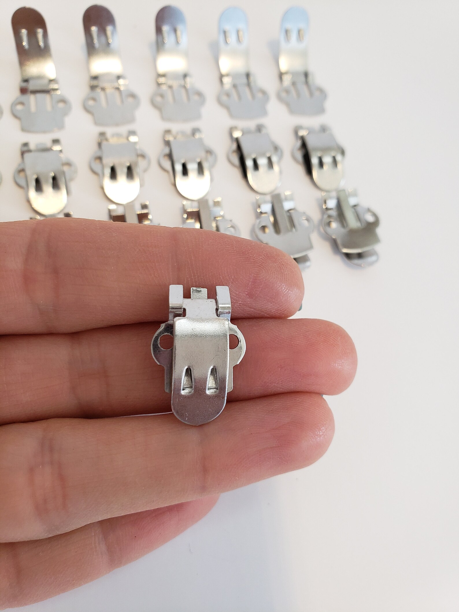20 PCS Silver Clips for Shoes Metal Shoe Clip Blanks DIY Etsy