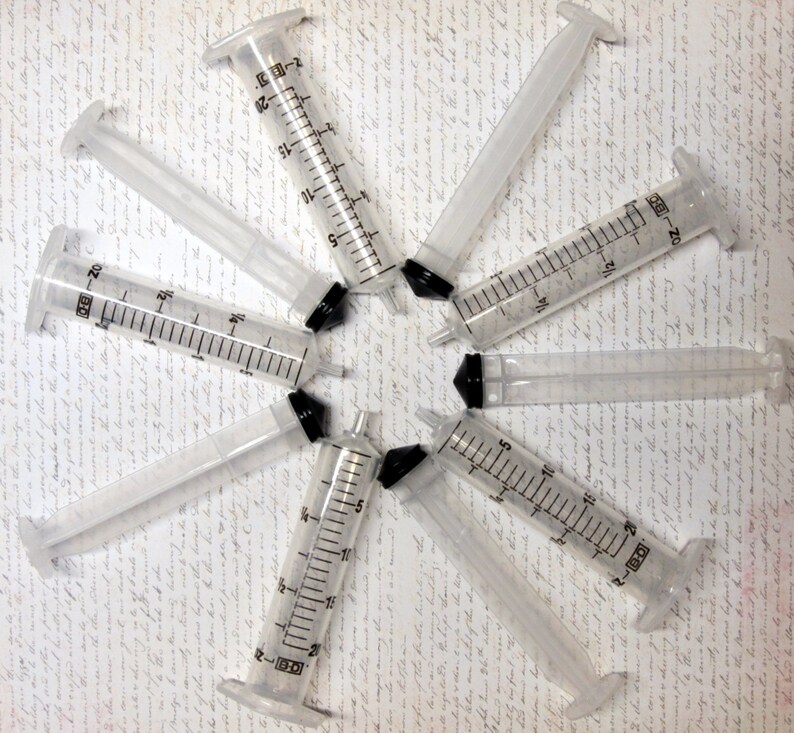 15 Pcs 5ml Best Craft Glue Applicator Syringes Clear Etsy