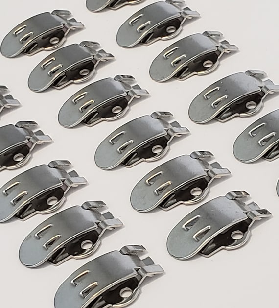 20 PCS Silver Clips for Shoes Metal Shoe Clip Blanks DIY Etsy