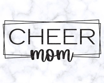 Cheer Mom SVG Cheer SVG Gift for Cheer Mom SVG Cheer Mom Tee svg Cheer Mom dxf Cricut cut file Silhouette cut file, Cheer Mom Shirts png pdf