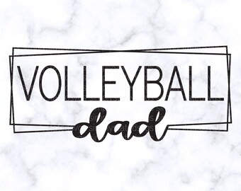 Voleibol Pai SVG Voleibol SVG Presente para o Pai SVG Voleibol Camisa do Pai Voleibol Presente do Pai Esportes Pai Silhueta arquivo de corte Arquivo de corte Cricut