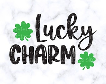 Lucky Charm SVG, St Patrick's Day SVG, Lucky Charm PNG, Irish svg, St Paddys Day svg, Kids St Patricks Day svg, Cricut file, Silhouette file
