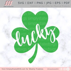 Glücksklee SVG, Glücksklee SVG, Glücksklee PNG, Kleeblatt png, Glücksklee, Glückshemd, Cricut geschnitten Datei, Silhouette geschnitten Datei, jpg eps pdf
