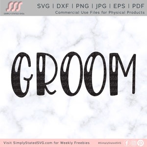 Novio SVG Fiesta nupcial SVG Despedida de soltero SVG Fiesta de boda Svg Boda Svg Novio para ser Svg Archivo de corte Cricut Archivo de corte de silueta png jpg eps