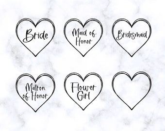 Bridal Party SVG Bundle Wedding Party Svg Bundle Bridal Party Proposal Svg Cricut cut file Silhouette Bridal Party svg Cricut Projects dxf