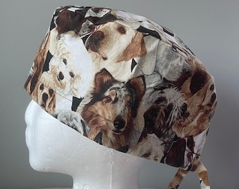 Gorra de exfoliación de razas de perros empaquetadas - Sombrero de gorra de cirugía - O sombrero de gorra - Sombrero de gorra quirúrgica - Sombreros de gorras de exfoliación