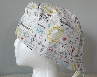 Friends Scrub Cap *- Berretto chirurgico - Cappello chirurgico - Cappello scrub - Berretti scrub - OR Cap - OR Cappello - Cappello chirurgico - Cappello chirurgico