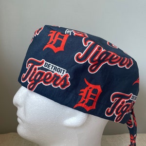 Detroit Tigers Scrub Cap - Surgery Cap - Surgery Hat - OR Cap - OR Hat - Surgical Cap - Surgical Hat - Scrub Caps - Scrub Hats