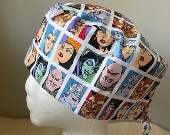 Villains Scrub Cap - Surgery Surgical OR Hat