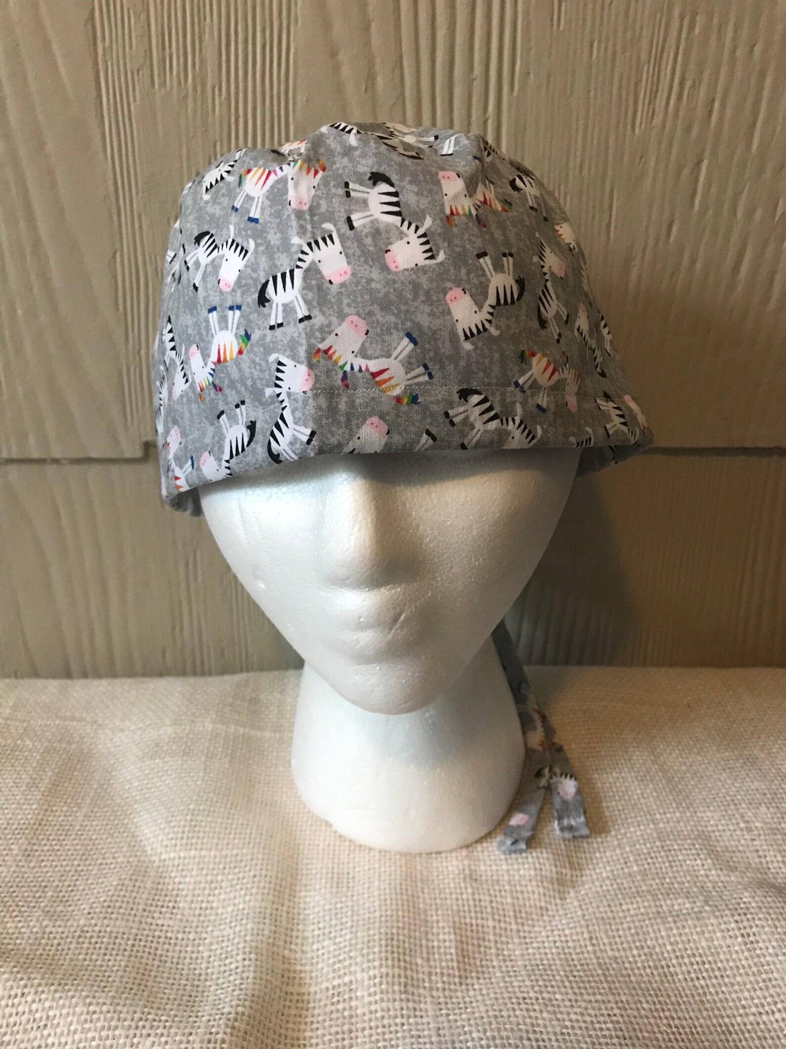 Unique Rainbow Zebras Scrub Cap Surgery Cap Hat OR Cap Hat Etsy