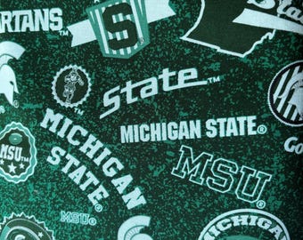 Michigan State University Scrub Cap- Logos on Green, Surgery Cap, Scrub Hat, Scrub Caps, Surgical Cap, Surgical Hat, OR Cap