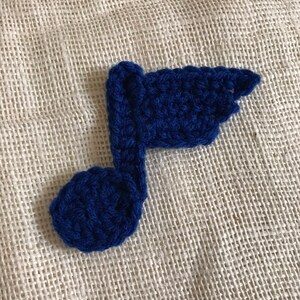 Blues Note Crochet Pattern, Music Note Pattern, Music Note Crochet Pattern
