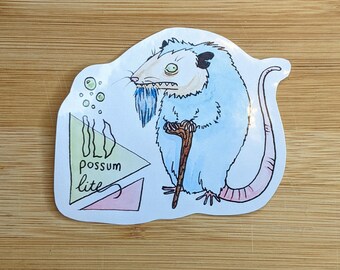 Old Possum Lite - vinyl sticker