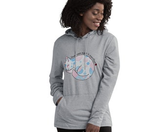 Your Own Pace Is Purrfect - Unisex Lightweight Hoodie