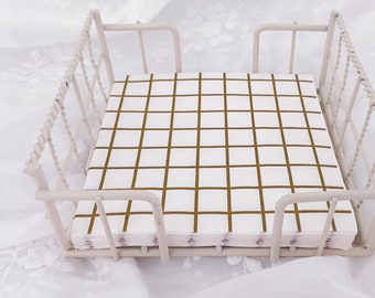 Beige Wire Napkin Holder