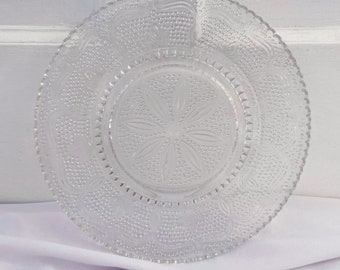 Decorative Clear Glass Plate