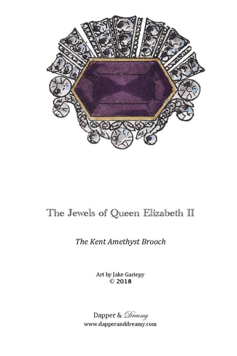 The Brooches of Queen Elizabeth II Series Two Six Blank Etsy