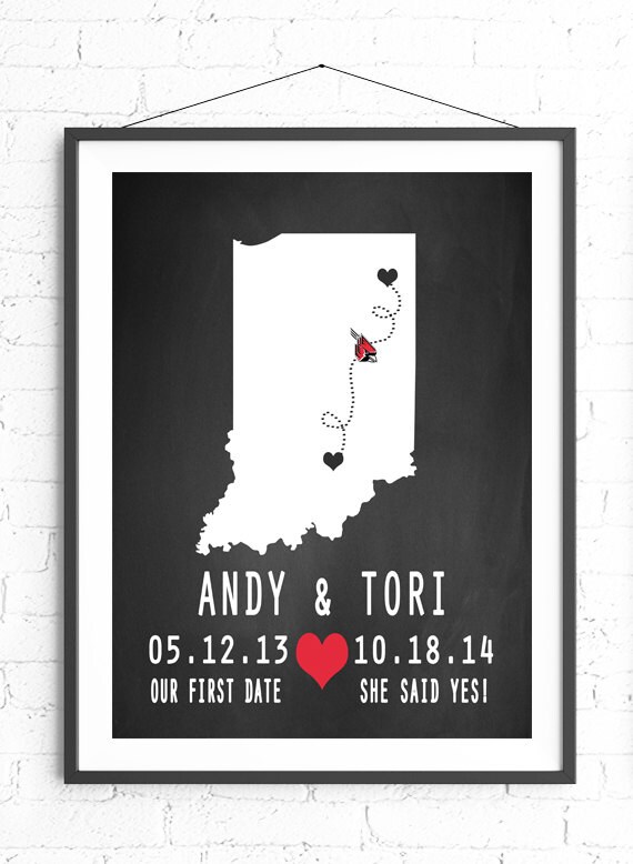 Imprimir Mapa Personalizado Estado De Arte De La Pared Etsy