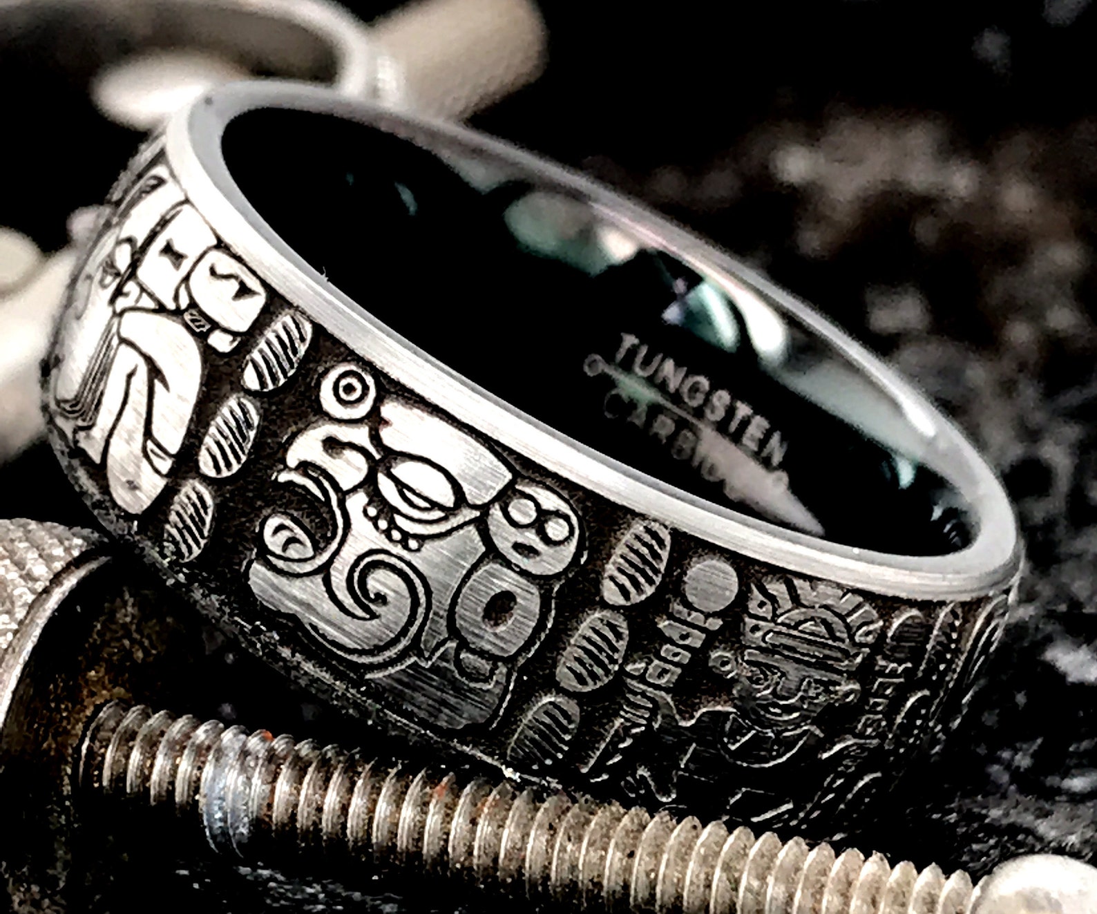 Mayan Ring Antique Mayan Ring Vintage Mayan Ring Mayan Etsy