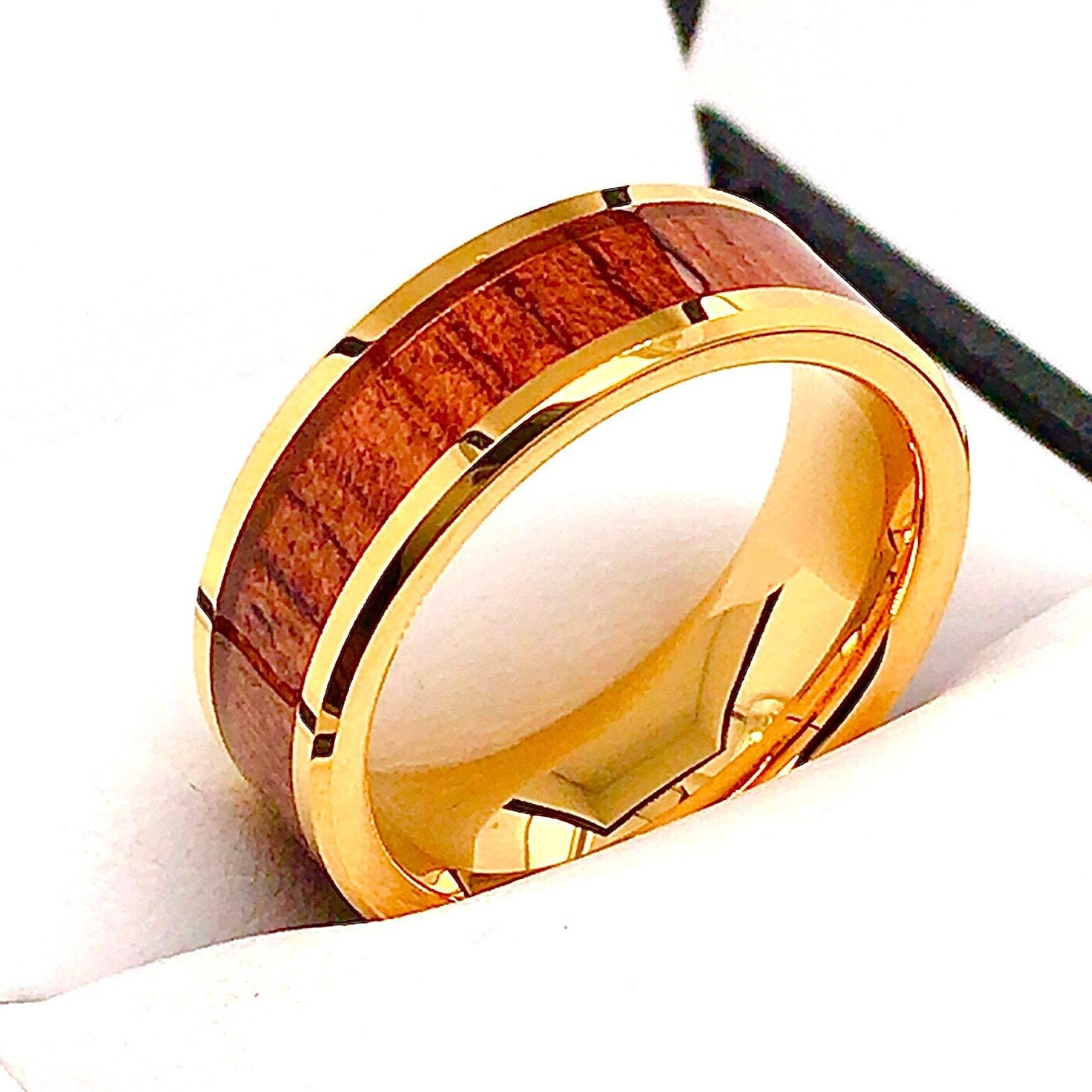 Mens Tungsten Ring Handmade Ring Custom Made Ring Etsy