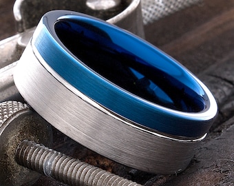 Tungsten Band - Tungsten Ring - Wedding Band For Men - Anniversary Ring - Tungsten Rings - Wedding Ring for Her - Mens Tungsten Rings