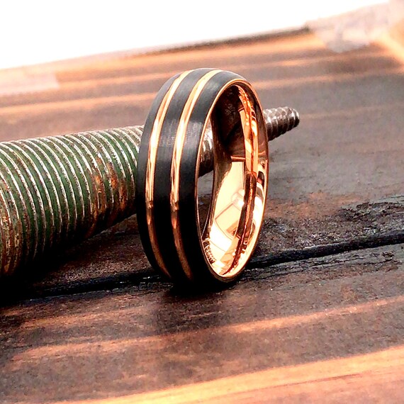 Custom made tungsten sales rings
