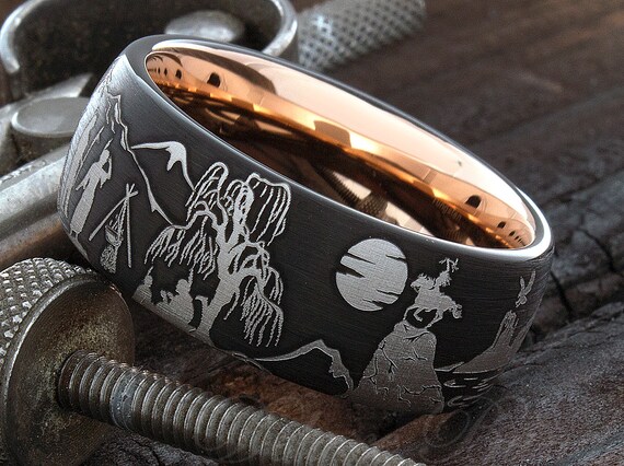 Native american mens wedding best sale rings