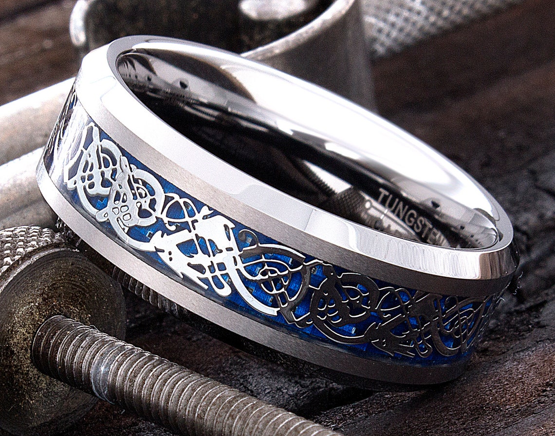 Anillo Árbol De La Vida Blanco Y Negro | El árbol Mágico