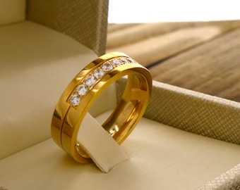 DESIGN - Anello placcato oro 14 ct con segno zodiacale dei Pesci in confezione regalo