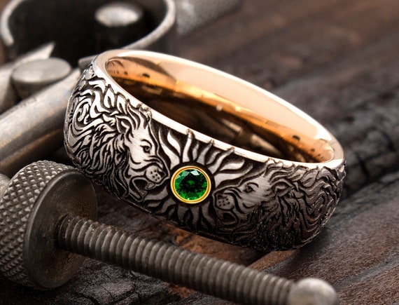 Buy Tantalum Ring Men s Tantalum Ring Women Tantalum Ring Lion
