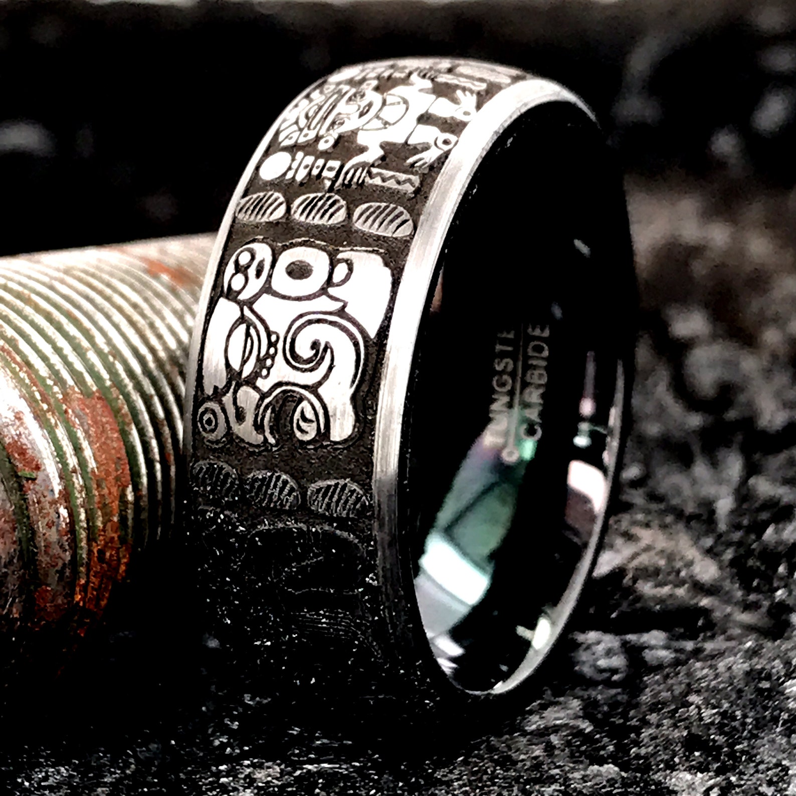 Mayan Ring Antique Mayan Ring Vintage Mayan Ring Mayan Etsy