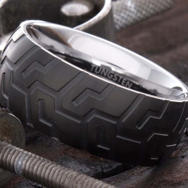Wedding Ring Motorcycle Tire Etsy